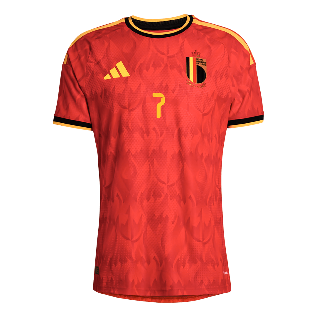 Belgium 2026 Dünya Kupası İç Saha Forması DE BRUYNE #7 - Oyuncu Versiyonu