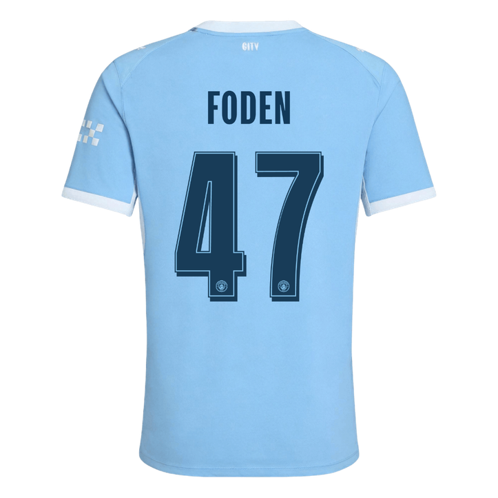 Manchester City 2026/27 İç Saha Forması FODEN #47 - UCL - Oyuncu Versiyonu