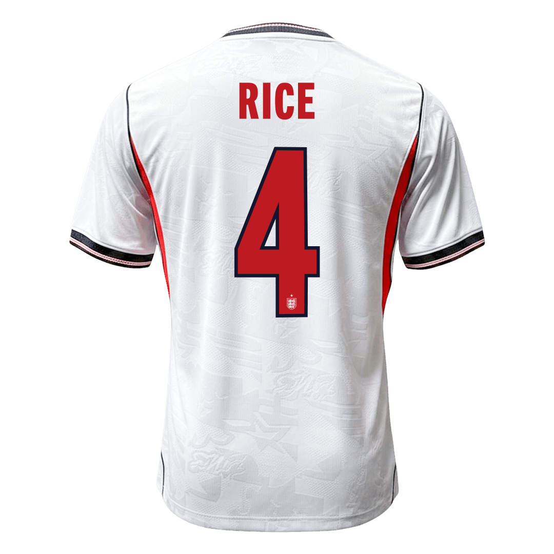 İngiltere 2026 Dünya Kupası İç Saha Forması RICE #4 - Oyuncu Versiyonu