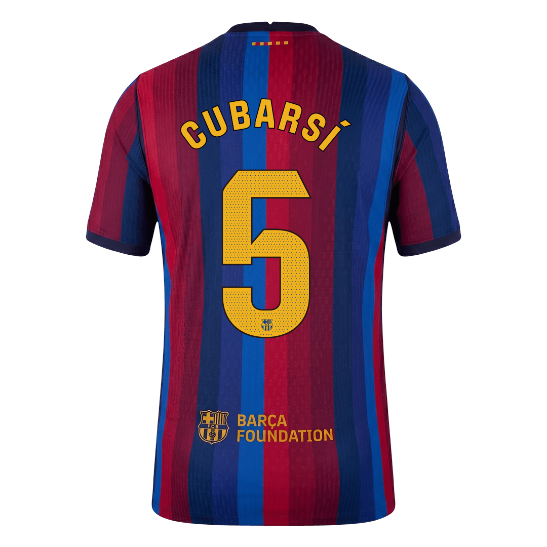 Barcelona 2026/27 İç Saha Forması CUBARSÍ #5 - Oyuncu Versiyonu