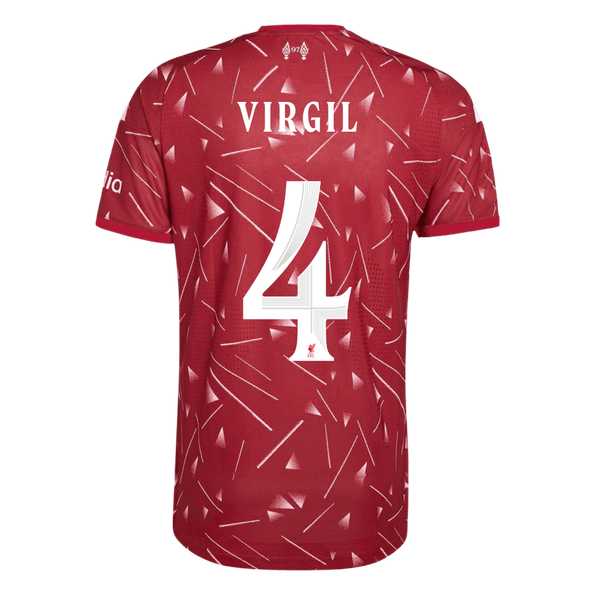 Liverpool 2026/27 İç Saha Forması VIRGIL #4 - UCL - Oyuncu Versiyonu