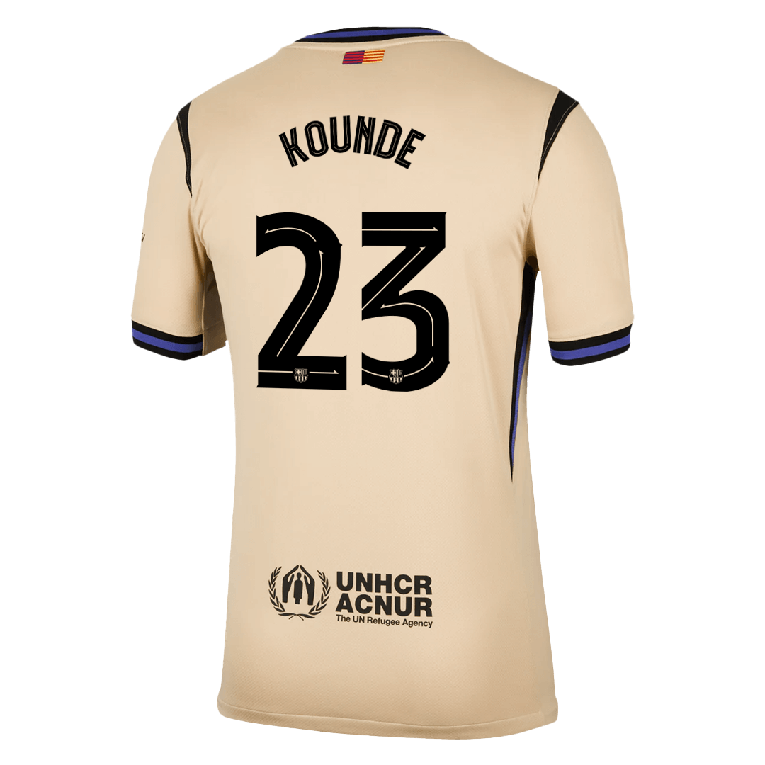 Barcelona 2025/26 Deplasman Forması KOUNDE #23 - UCL