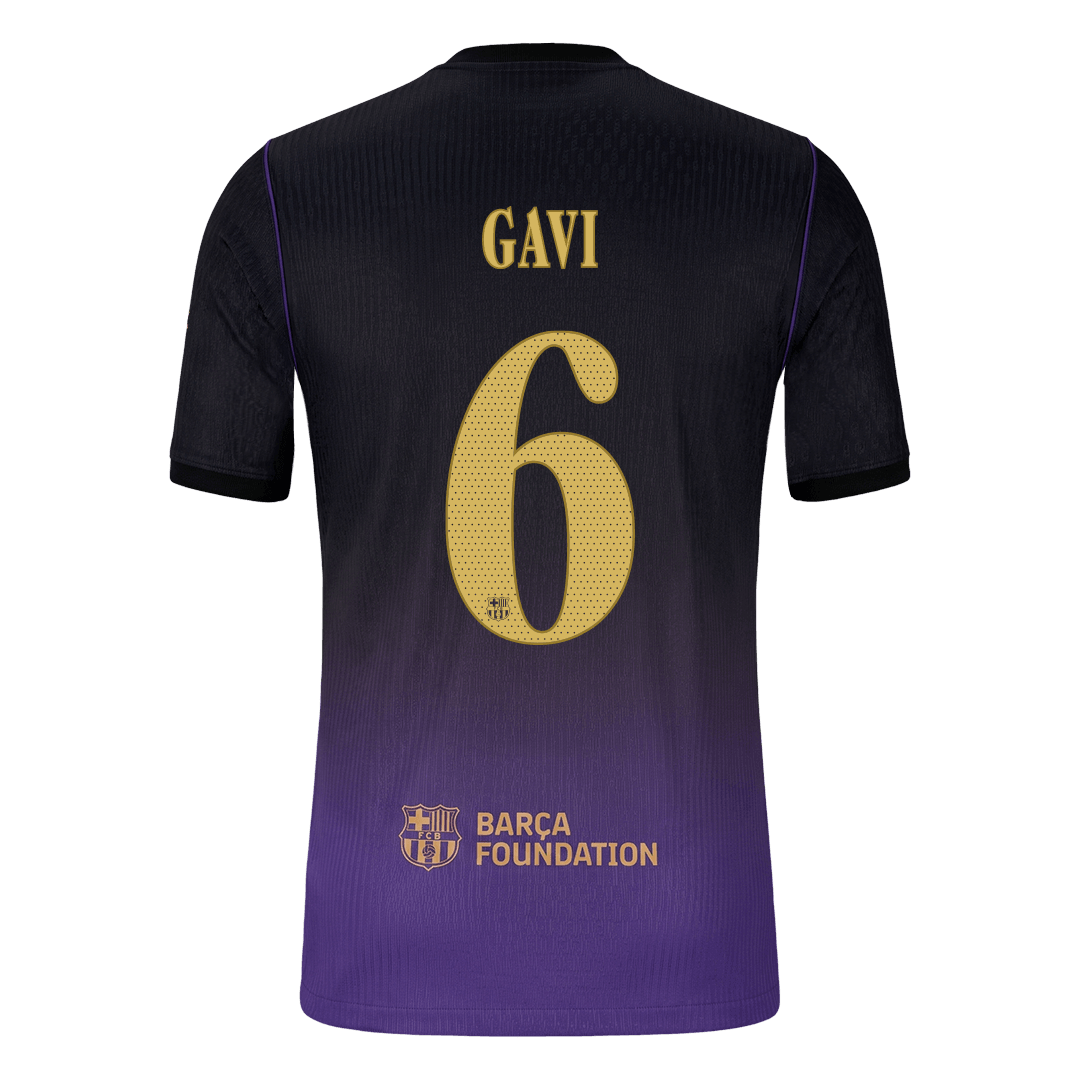 Barcelona 2026/27 Deplasman Forması GAVI #6 - UCL - Oyuncu Versiyonu