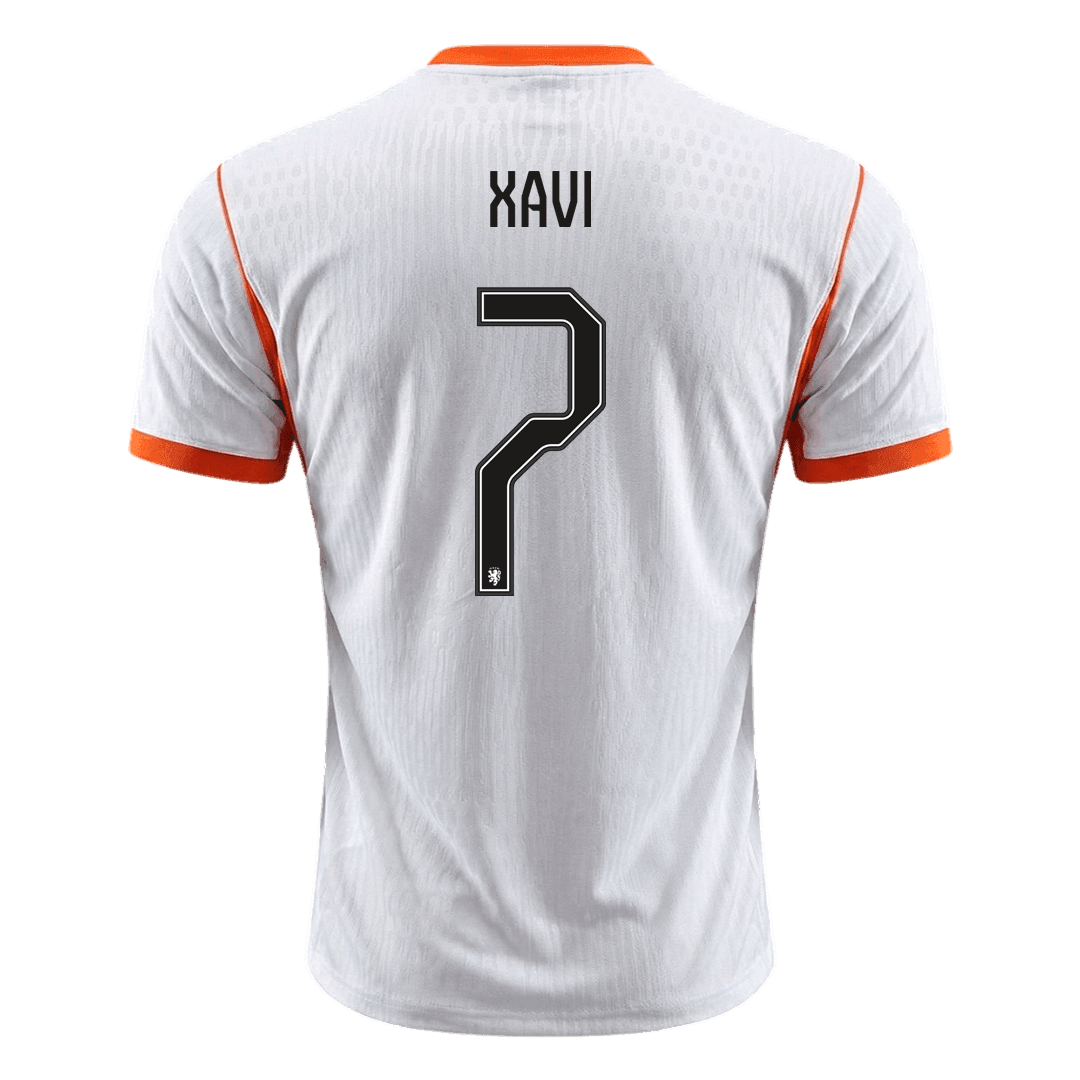 Hollanda 2026 Dünya Kupası Deplasman Forması XAVI #7 - Oyuncu Versiyonu