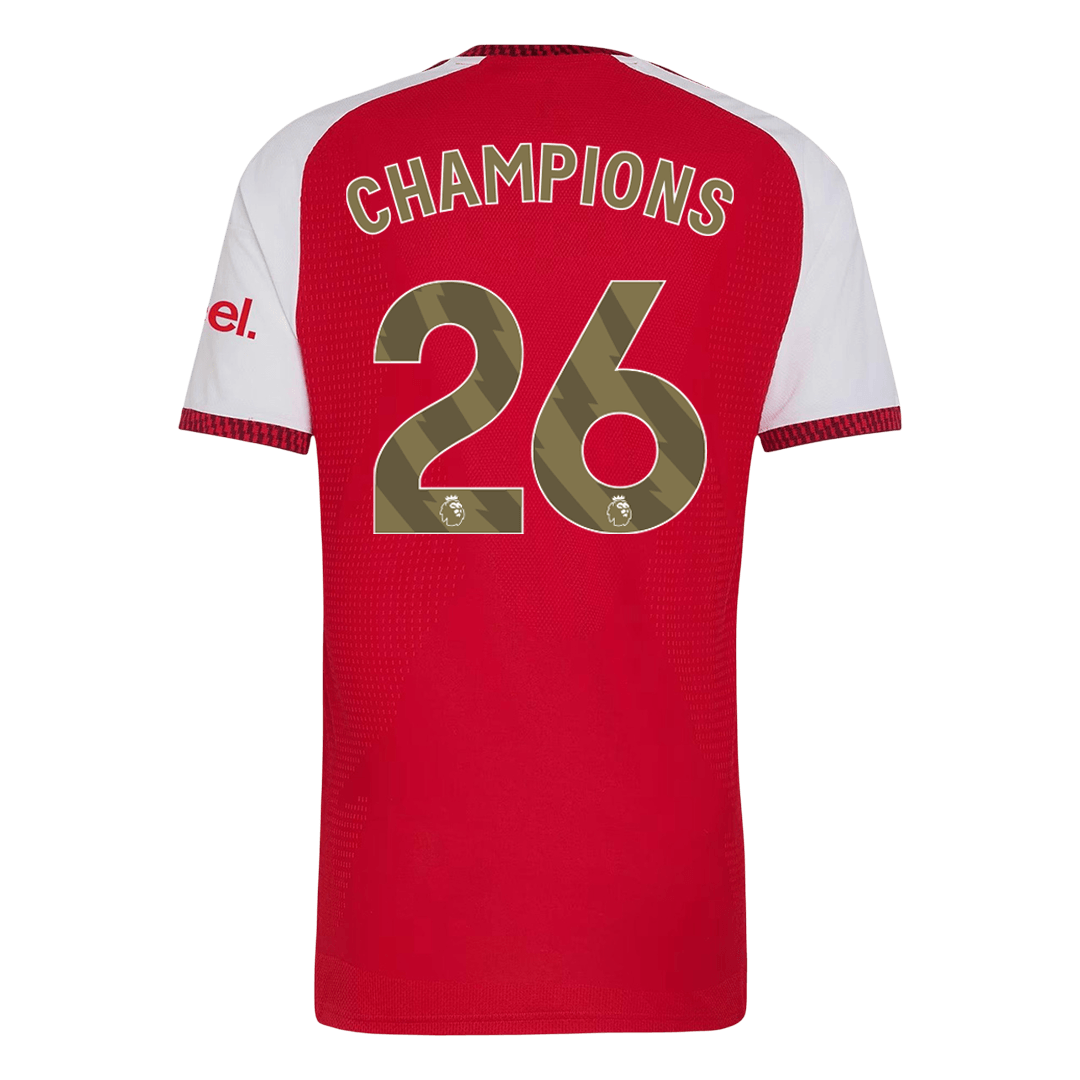 Arsenal 2026/27 İç Saha Forması CHAMPIONS #26 - Oyuncu Versiyonu