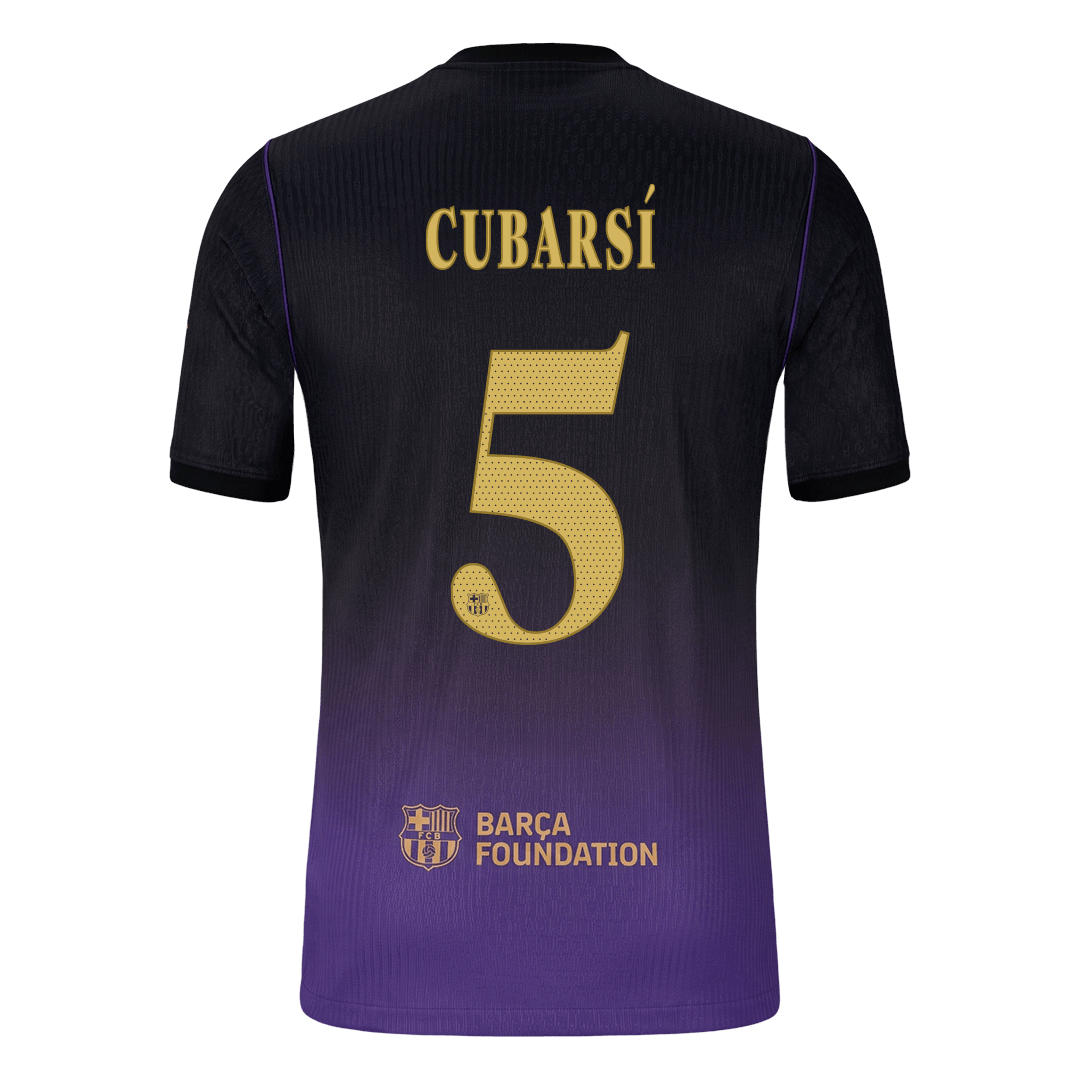 Barcelona 2026/27 Deplasman Forması CUBARSÍ #5 - UCL - Oyuncu Versiyonu
