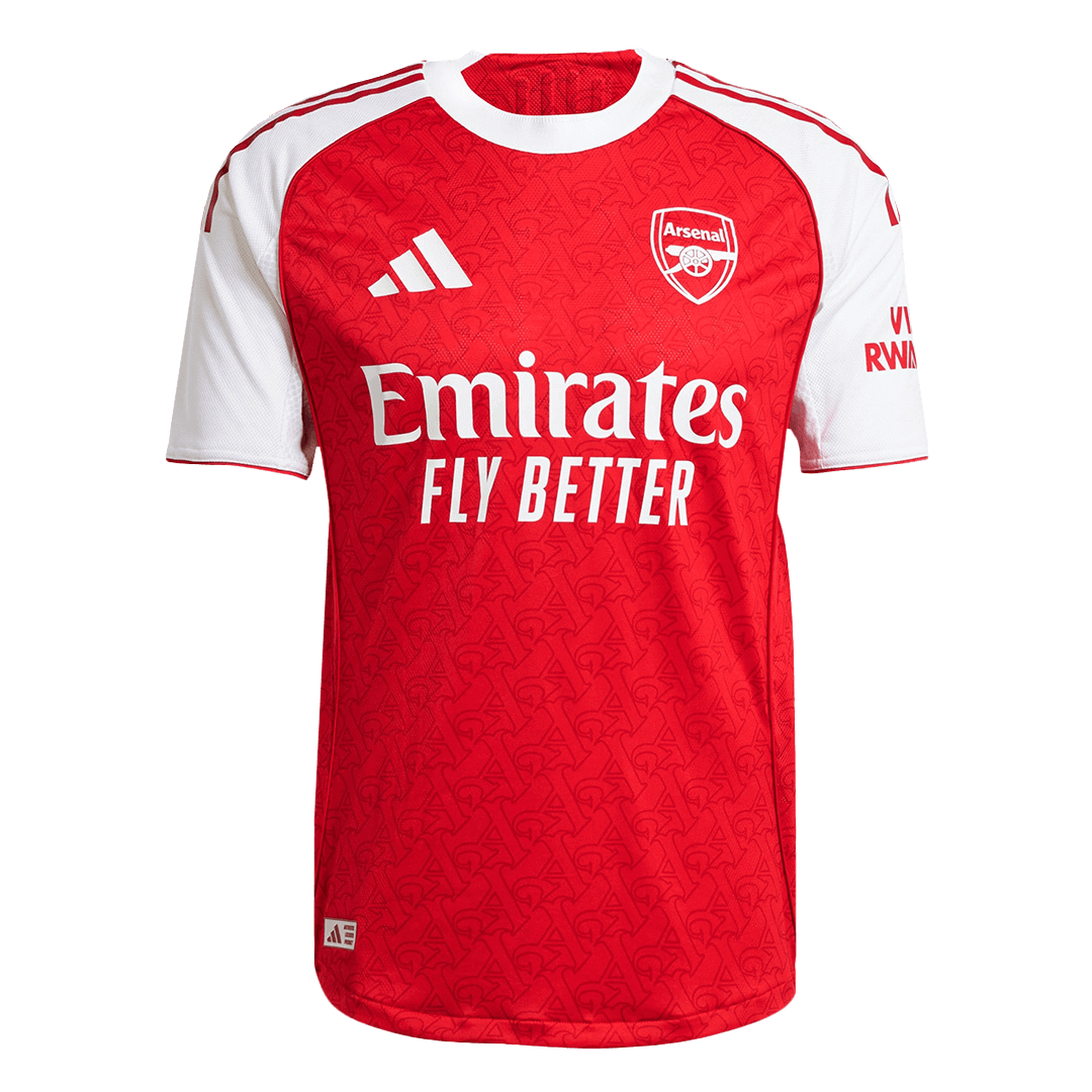 Arsenal 2025/26 İç Saha Forması SALIBA #2 - Oyuncu Versiyonu