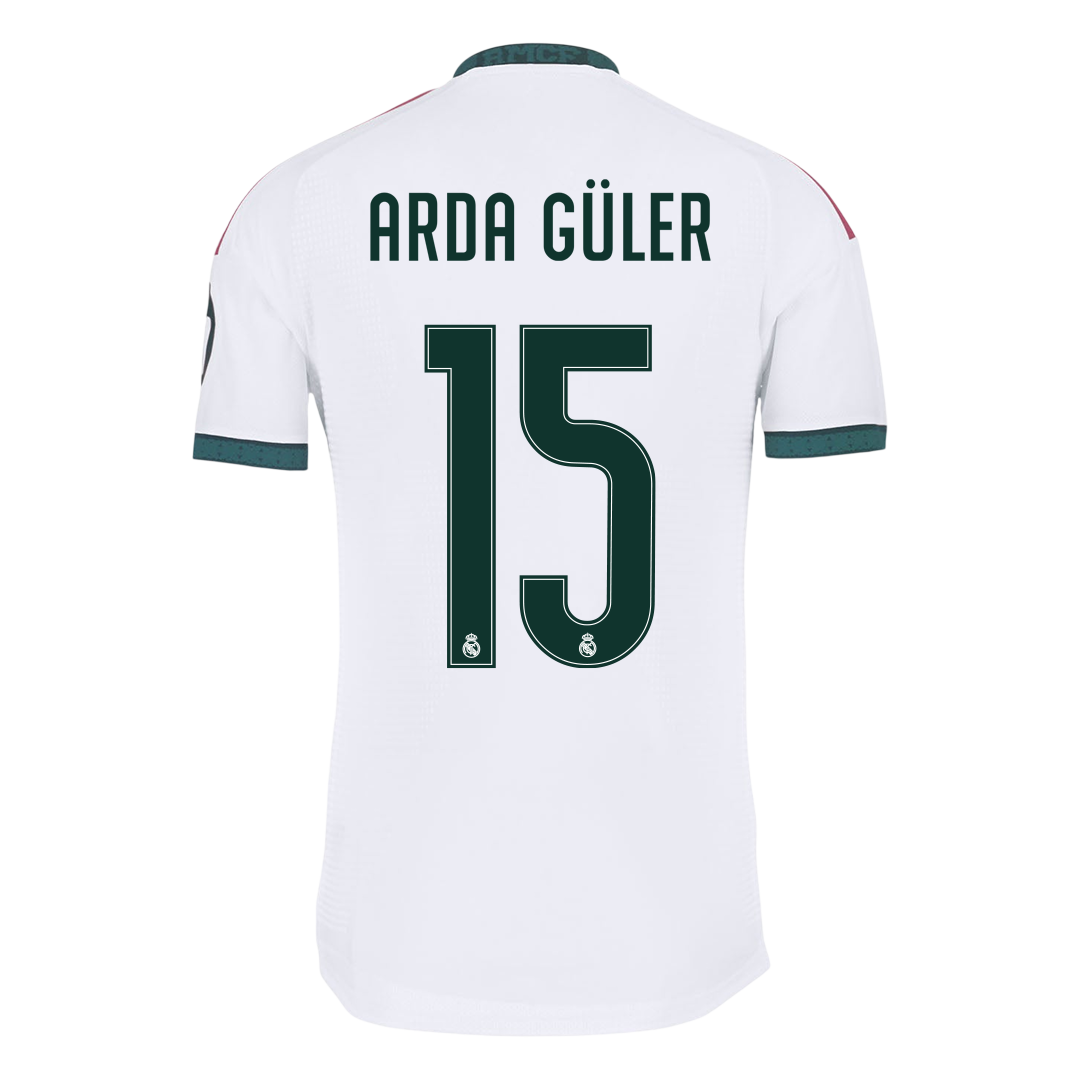 Real Madrid 2026/27 İç Saha Forması ARDA GÜLER #15 - Oyuncu Versiyonu
