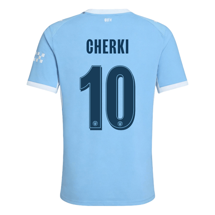 Manchester City 2026/27 İç Saha Forması CHERKI #10 - UCL - Oyuncu Versiyonu