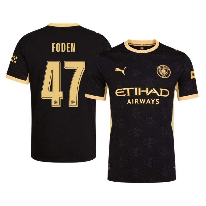 Manchester City 2026/27 Deplasman Forması FODEN #47 - UCL - Oyuncu Versiyonu