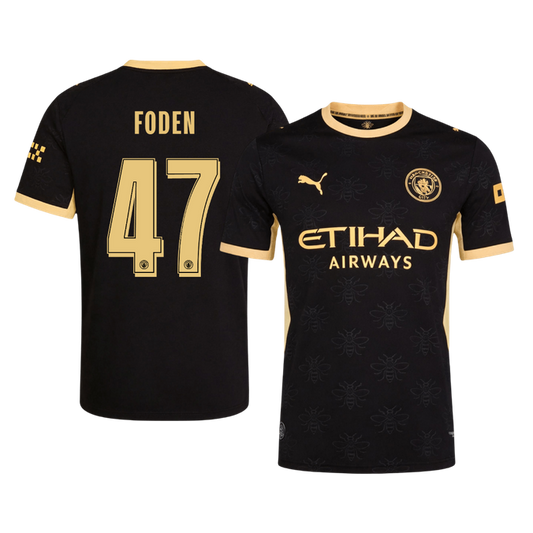 Manchester City 2026/27 Deplasman Forması FODEN #47 - UCL - Oyuncu Versiyonu