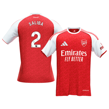 Arsenal 2025/26 İç Saha Forması SALIBA #2 [PREMIUM]