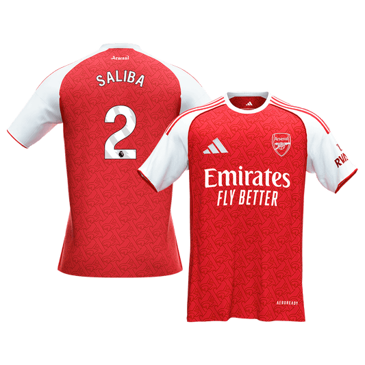 Arsenal 2025/26 İç Saha Forması SALIBA #2 [PREMIUM]