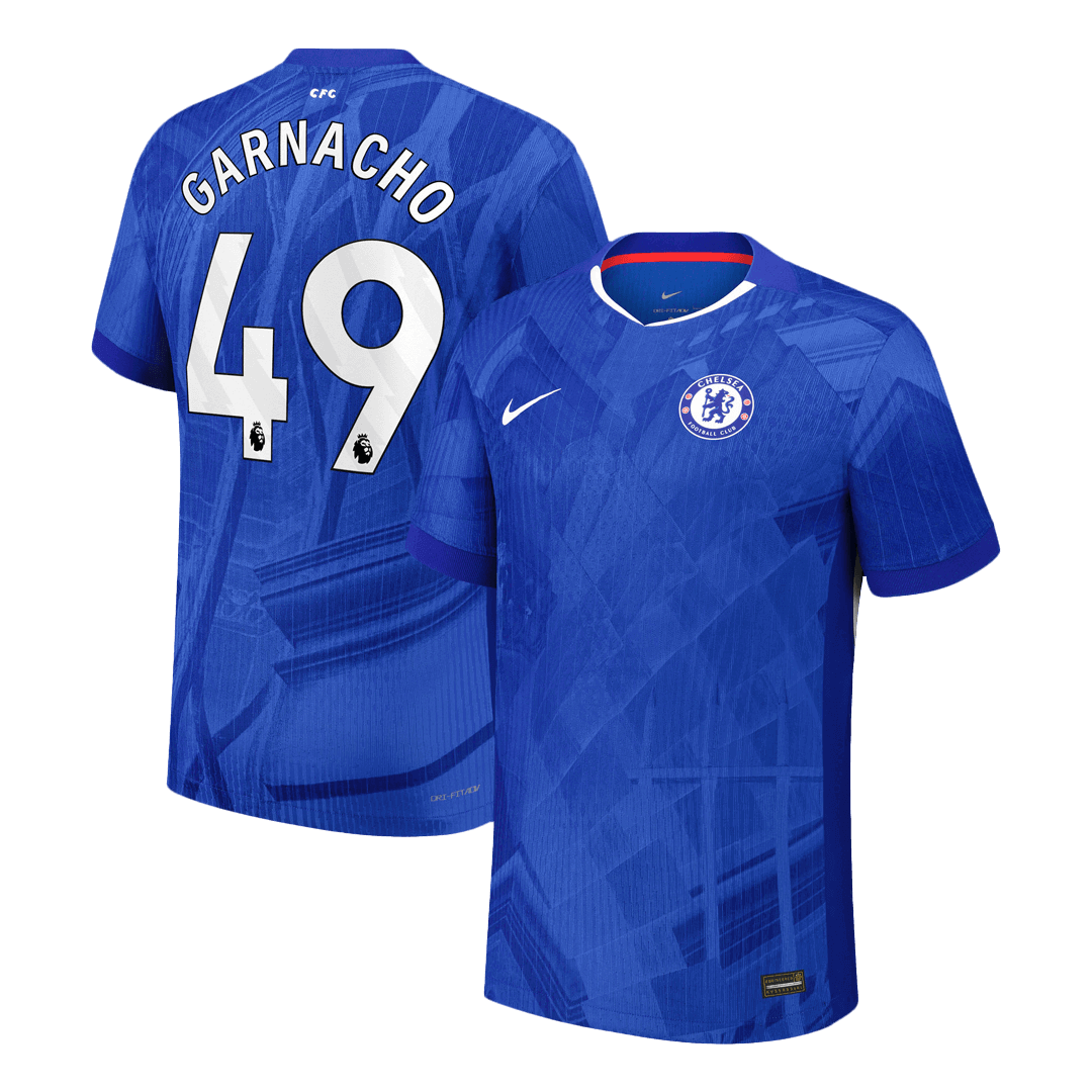 Chelsea 2025/26 İç Saha Forması GARNACHO #49 - Oyuncu Versiyonu