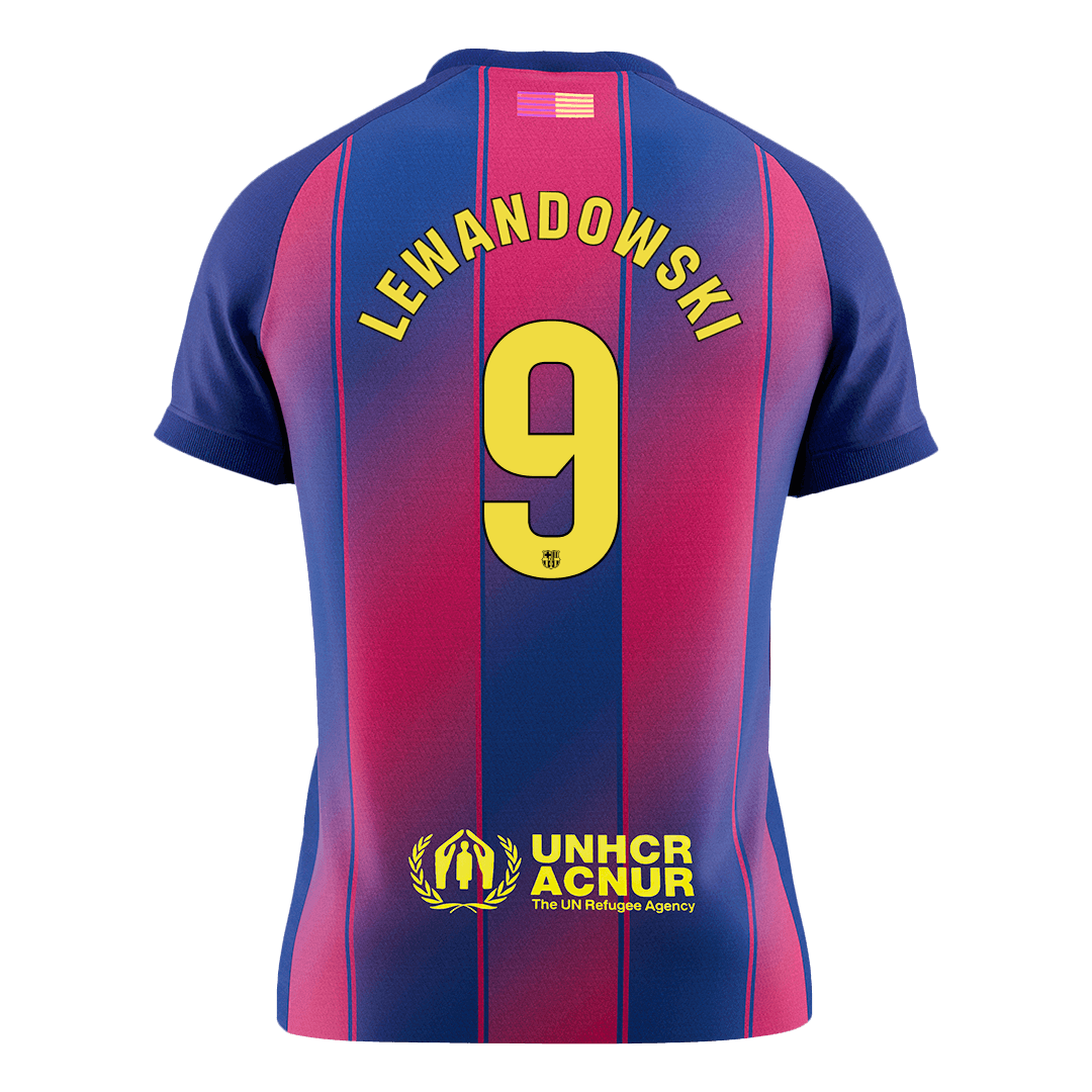 Barcelona 2025/26 İç Saha Forması LEWANDOWSKI #9 [PREMIUM]