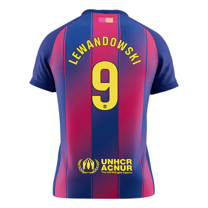 Barcelona 2025/26 İç Saha Forması LEWANDOWSKI #9 [PREMIUM]