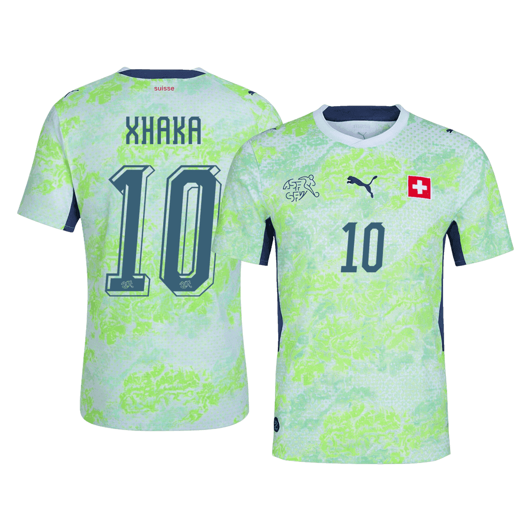 Switzerland 2026 Dünya Kupası Deplasman Forması XHAKA #10 - Oyuncu Versiyonu