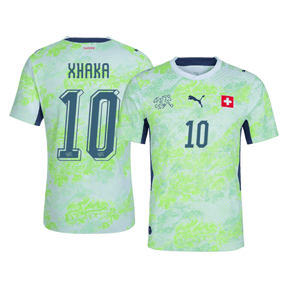 Switzerland 2026 Dünya Kupası Deplasman Forması XHAKA #10 - Oyuncu Versiyonu