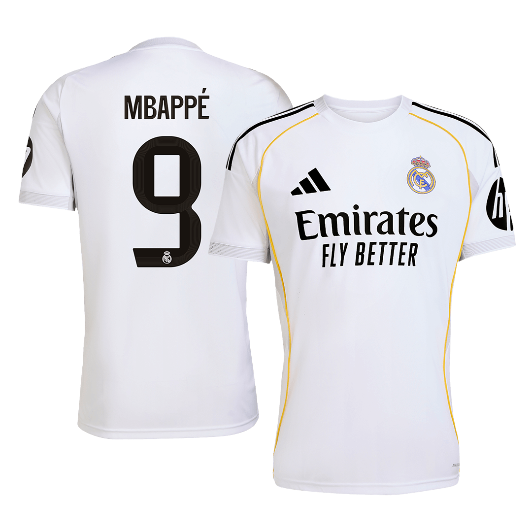 Real Madrid 2025/26 İç Saha Forması MBAPPÉ #9 [PREMIUM]