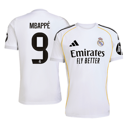 Real Madrid 2025/26 İç Saha Forması MBAPPÉ #9 [PREMIUM]