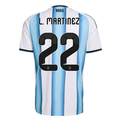 Arjantin 2026 Dünya Kupası İç Saha Forması L. MARTINEZ #22 [PREMIUM]