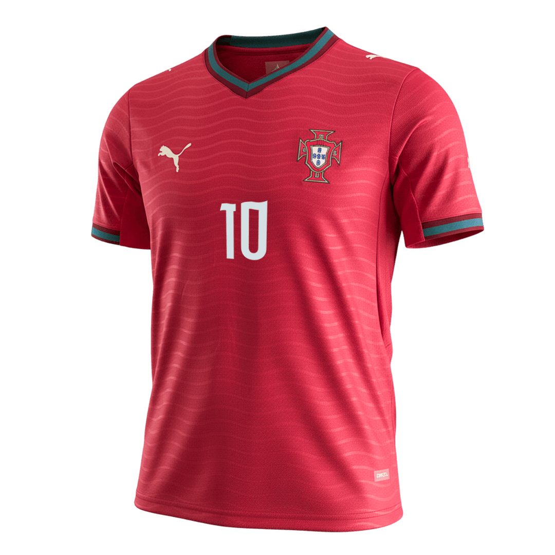 Portekiz 2026 Dünya Kupası İç Saha Forması BERNARDO #10 [PREMIUM]