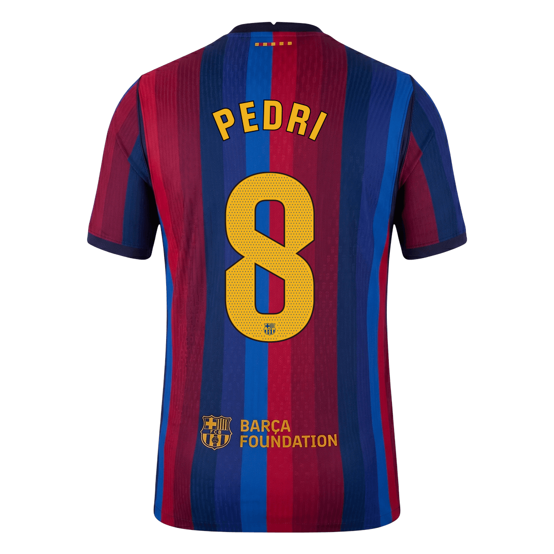 Barcelona 2026/27 İç Saha Forması PEDRI #8 - Oyuncu Versiyonu