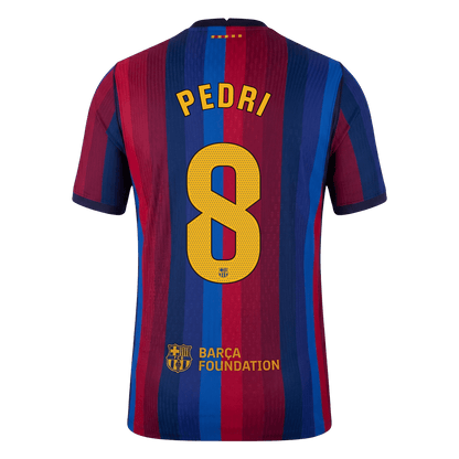 Barcelona 2026/27 İç Saha Forması PEDRI #8 - Oyuncu Versiyonu