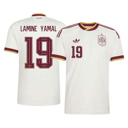 İspanya 2026 Dünya Kupası Deplasman Forması LAMINE YAMAL #19