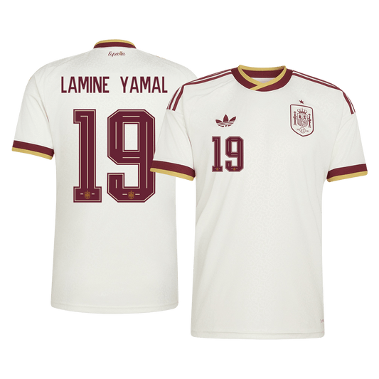 İspanya 2026 Dünya Kupası Deplasman Forması LAMINE YAMAL #19