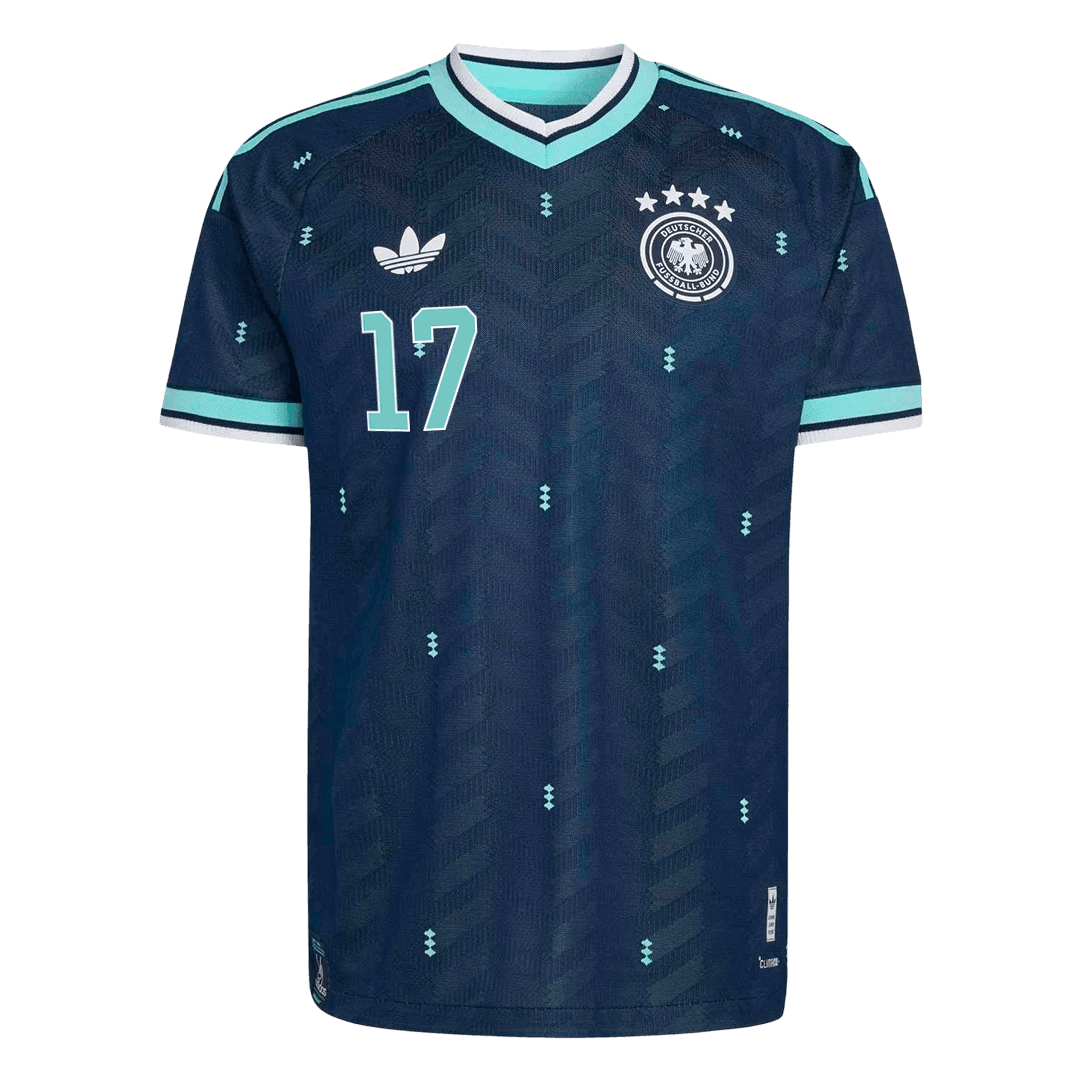 Germany 2026 Dünya Kupası Deplasman Forması WIRTZ #17 - Oyuncu Versiyonu