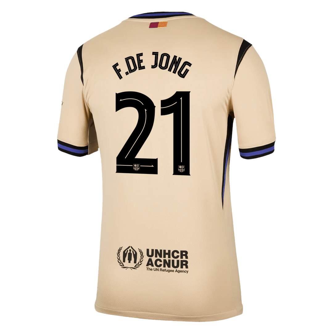 Barcelona 2025/26 Deplasman Forması F.DE JONG #21 - UCL