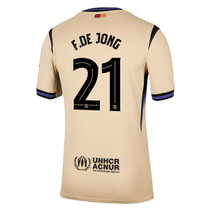 Barcelona 2025/26 Deplasman Forması F.DE JONG #21 - UCL