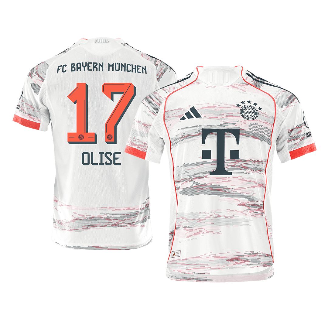 Bayern Munich 2025/26 Deplasman Forması OLISE #17 - Oyuncu Versiyonu