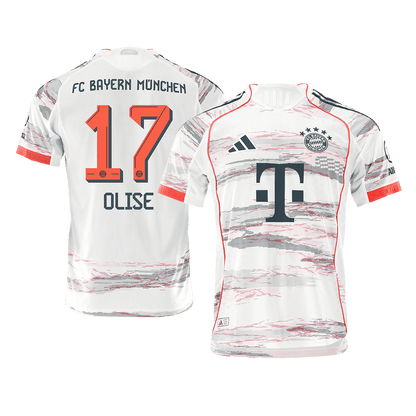 Bayern Munich 2025/26 Deplasman Forması OLISE #17 - Oyuncu Versiyonu