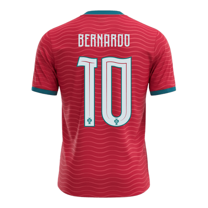 Portekiz 2026 Dünya Kupası İç Saha Forması BERNARDO #10 [PREMIUM]