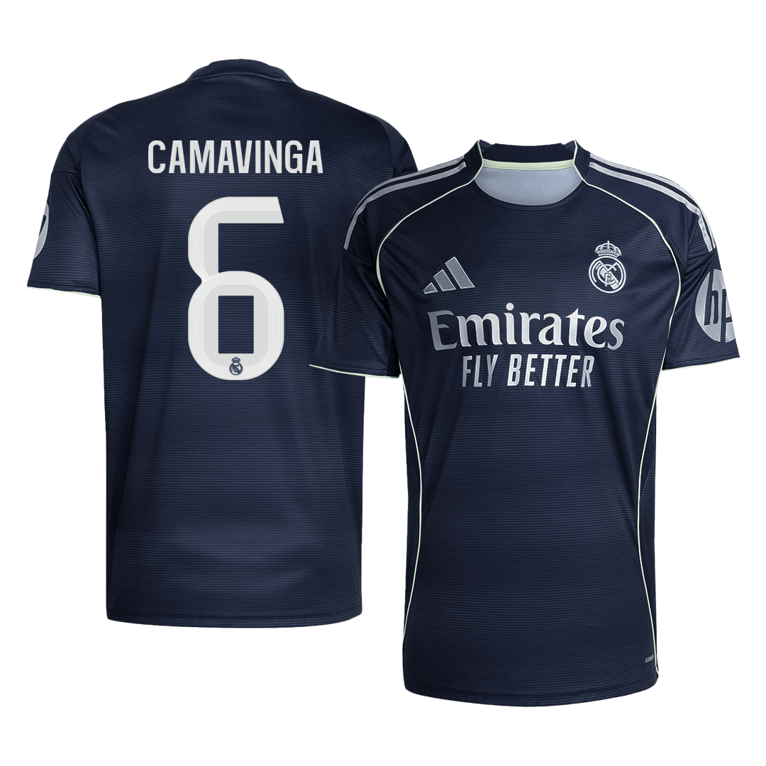 Real Madrid 2025/26 Deplasman Forması CAMAVINGA #6 [PREMIUM]