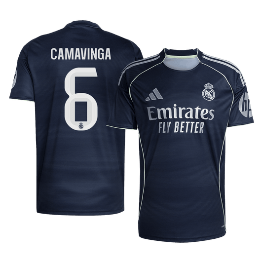 Real Madrid 2025/26 Deplasman Forması CAMAVINGA #6 [PREMIUM]