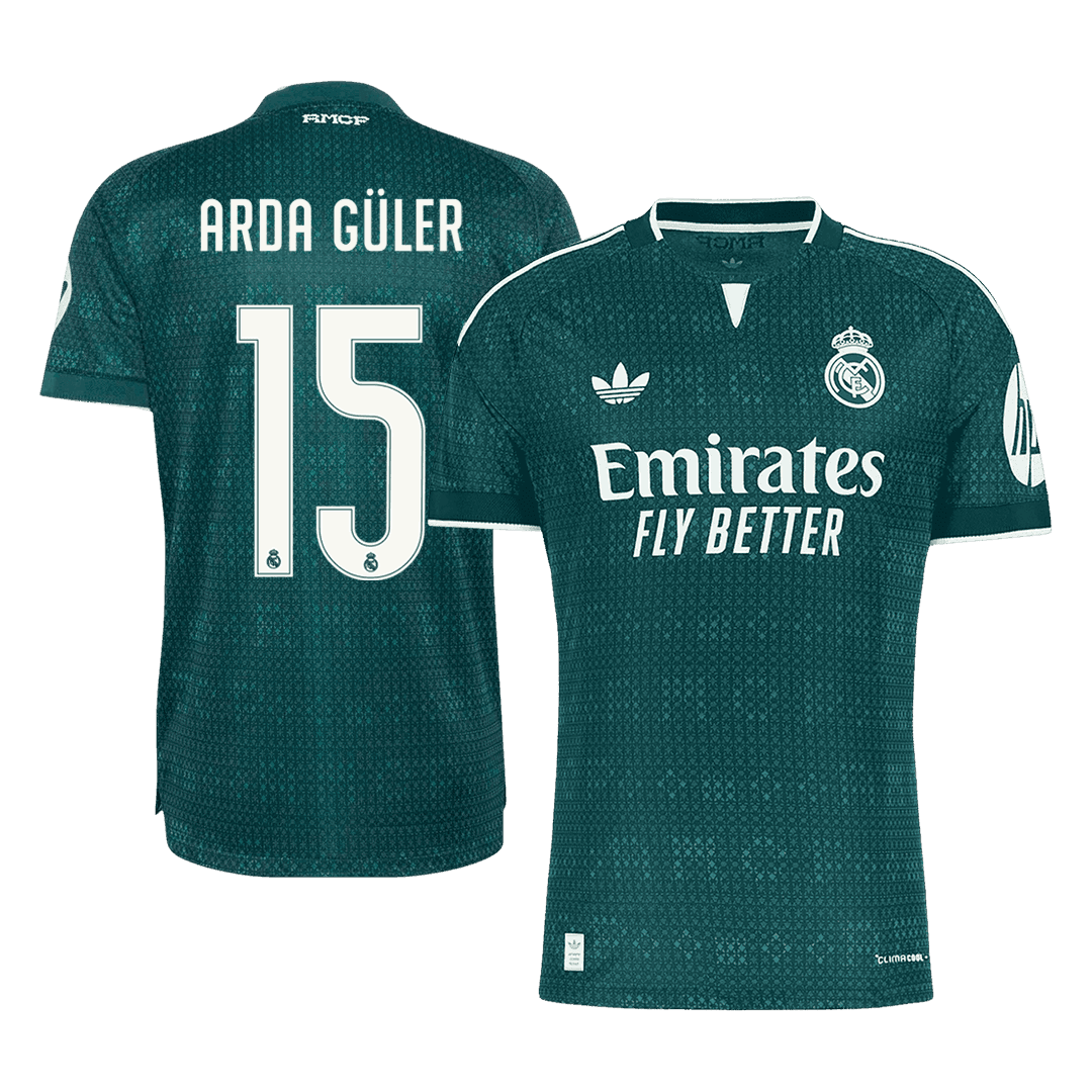 Real Madrid 2026/27 Deplasman Forması ARDA GÜLER #15 - Oyuncu Versiyonu
