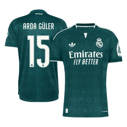 Real Madrid 2026/27 Deplasman Forması ARDA GÜLER #15 - Oyuncu Versiyonu