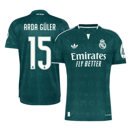 Real Madrid 2026/27 Deplasman Forması ARDA GÜLER #15 - Oyuncu Versiyonu