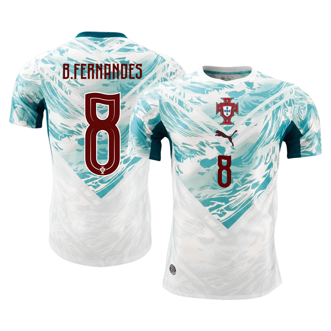 Portekiz 2026 Dünya Kupası Deplasman Forması B.FERNANDES #8 - Oyuncu Versiyonu