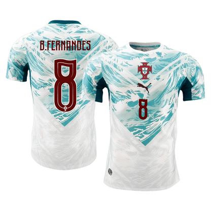 Portekiz 2026 Dünya Kupası Deplasman Forması B.FERNANDES #8 - Oyuncu Versiyonu