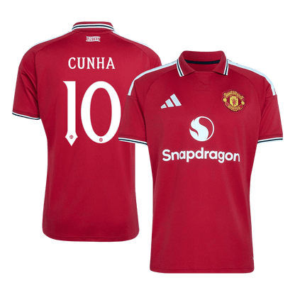 Manchester United 2026/27 İç Saha Forması CUNHA #10 - UCL