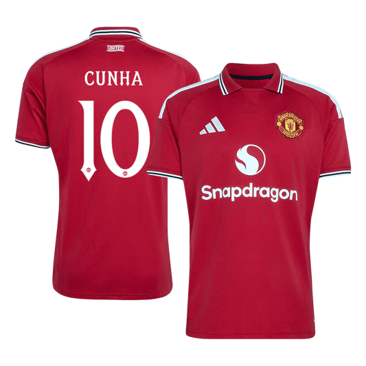 Manchester United 2026/27 İç Saha Forması CUNHA #10 - UCL