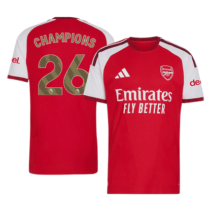 Arsenal 2026/27 İç Saha Forması CHAMPIONS #26 - Oyuncu Versiyonu