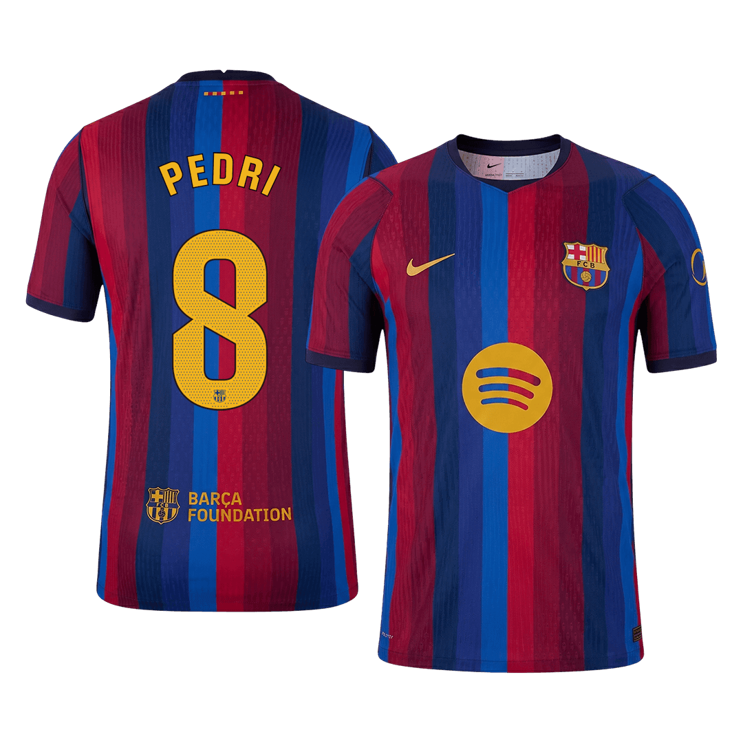 Barcelona 2026/27 İç Saha Forması PEDRI #8 - Oyuncu Versiyonu