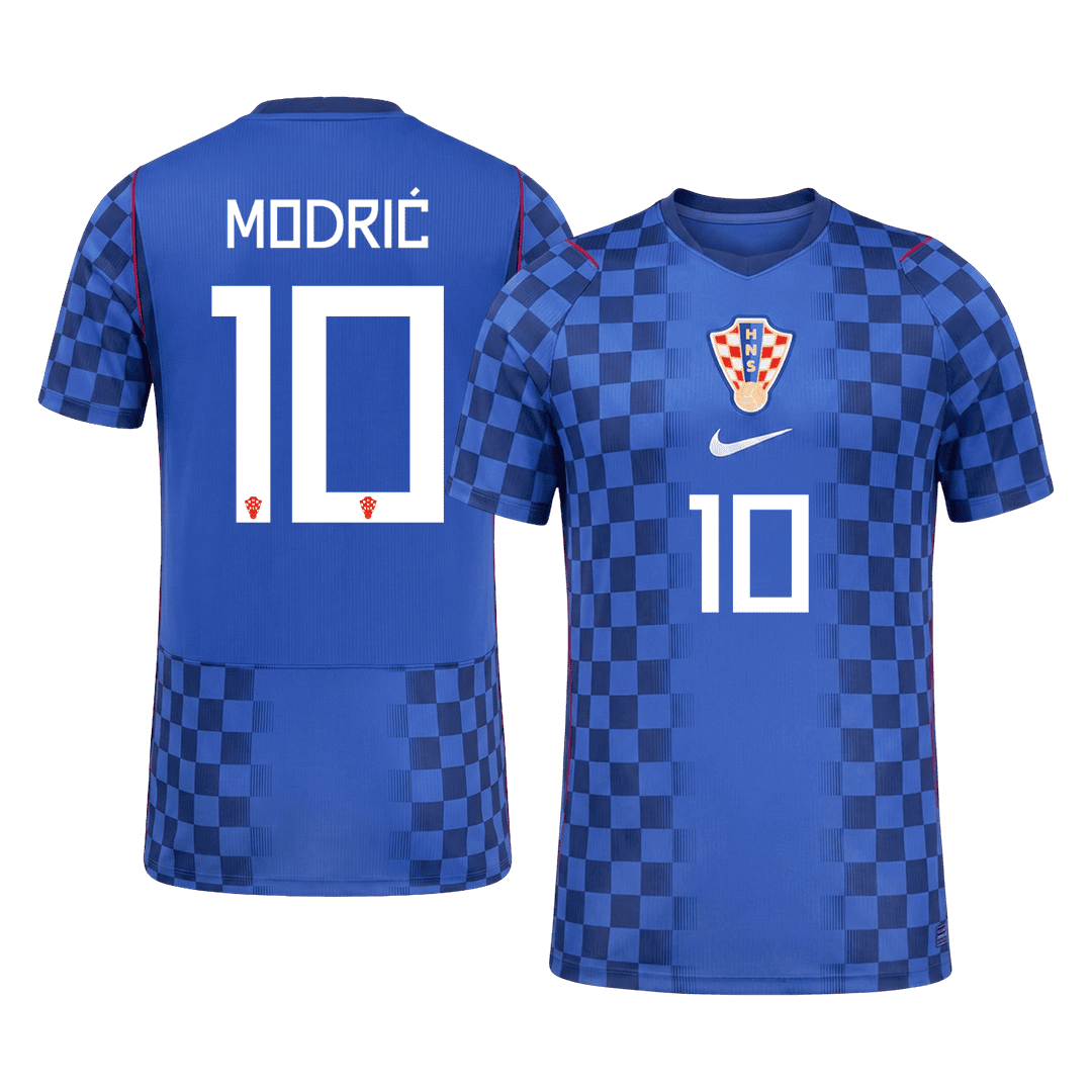 Croatia 2026 Dünya Kupası Deplasman Forması MODRIĆ #10 - Oyuncu Versiyonu