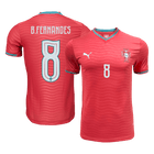 Portekiz 2026 Dünya Kupası İç Saha Forması B.FERNANDES #8 - Oyuncu Versiyonu