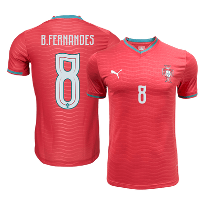 Portekiz 2026 Dünya Kupası İç Saha Forması B.FERNANDES #8 - Oyuncu Versiyonu